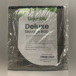 Unjumbly Deluxe Storage Bag for Clothes Oxford 600D Breathable Clear Window Pane